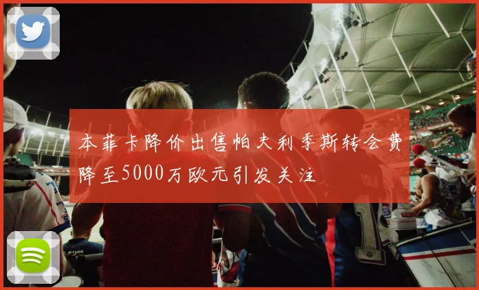 本菲卡降价出售帕夫利季斯转会费降至5000万欧元引发关注